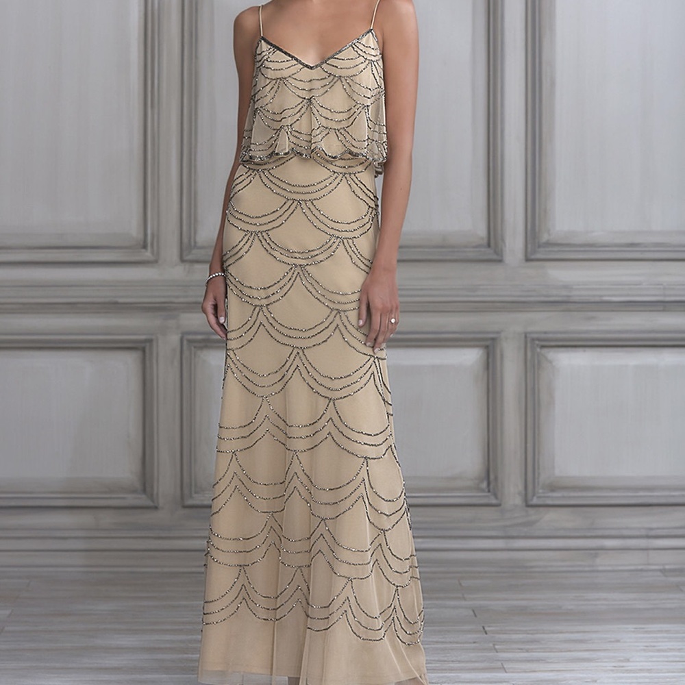 Adrianna Papell Beaded Gown!